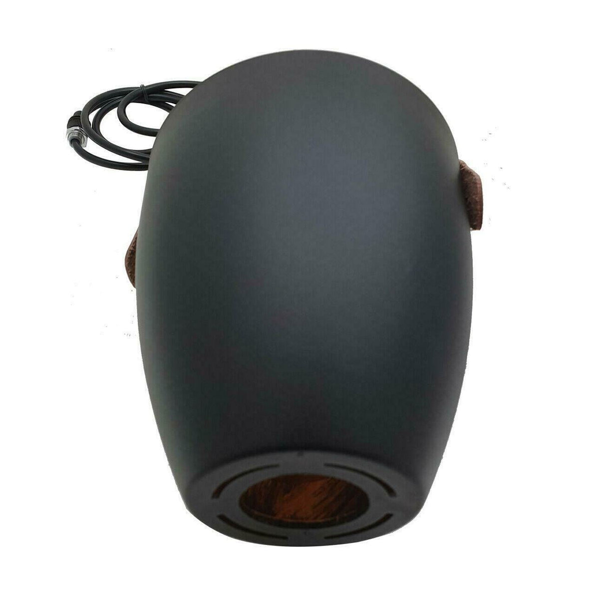 Wood Block Wall Light with Hanging Black Shade – Pack of 2 or 3 - photo 5