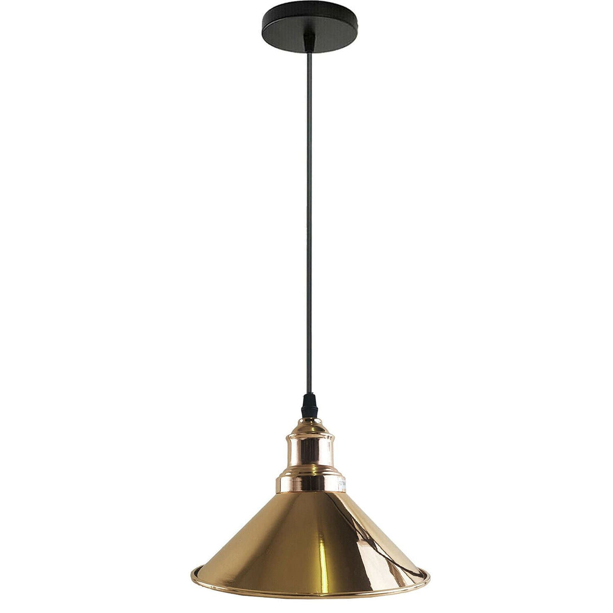Vintage Pendant Light – E27 Holder in 6 Finishes, 60+ Shades & Cages - photo 8