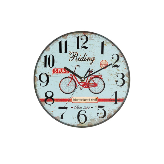 Bicycle Art Wall Clock 