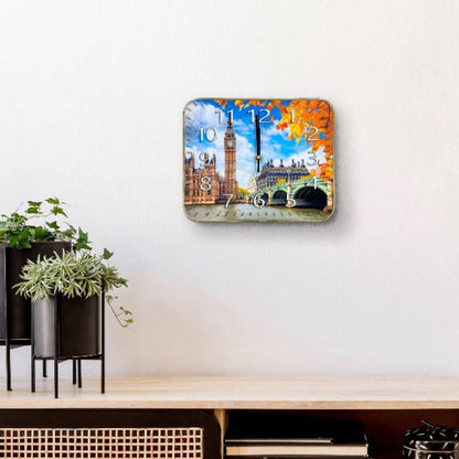 London Big Ben Wall Clock – 25 x 20 cm, Autumn Westminster Picture - photo 5