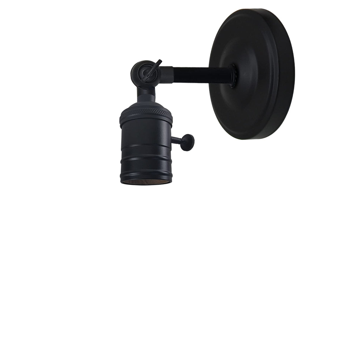 Wall Lamp Holder with Switch – Pack of 2, E27 - photo 2