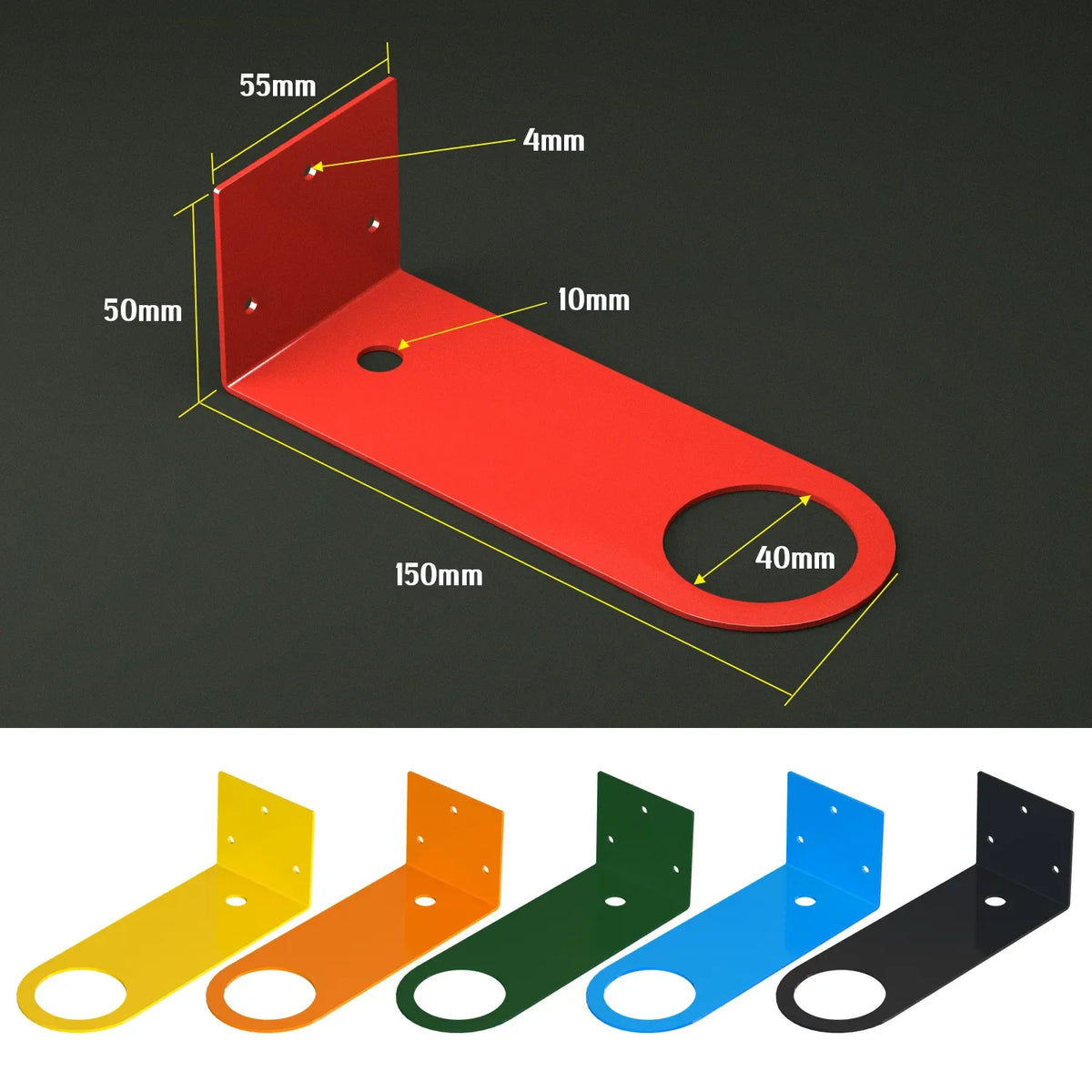 Wall Bracket for Lamp Holders – 9 Colours, or Plug-In Wall Light Kit