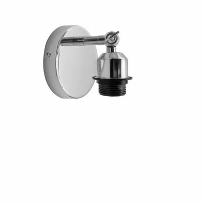 Adjustable Wall Sconce with Long Cage – Chrome, French Gold, Rose Gold - Chrome, No Shade 125 mm Rose, Without Bulb