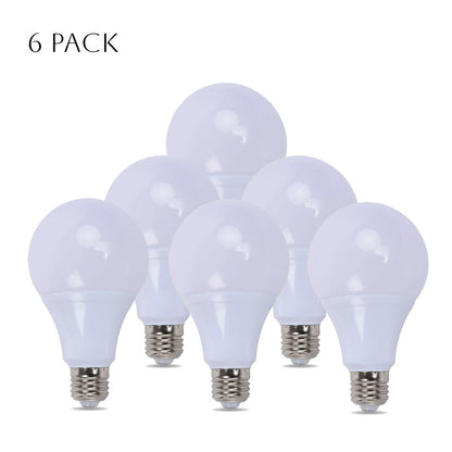 Warm White LED GLS Bulbs – E27 & B22 - E27, 18W, Pack of 6