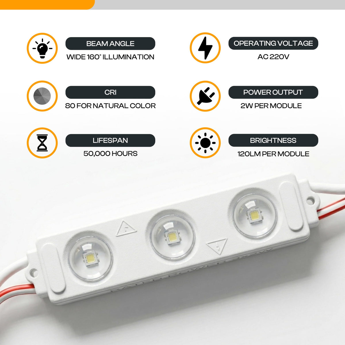 220V AC Waterproof LED Sign Modules – No Driver Needed - photo 3