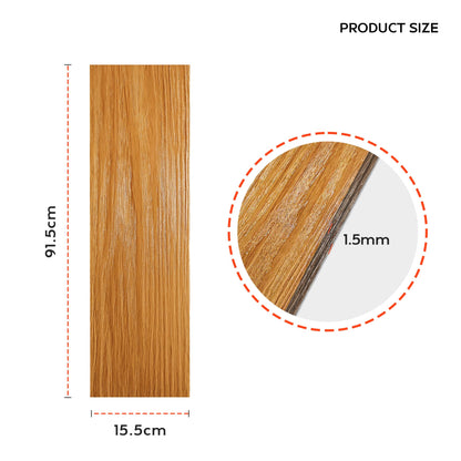 Self-Adhesive Vinyl Floor Planks, Pack of 36 – Wood Effect, 3 Colours - photo 19
