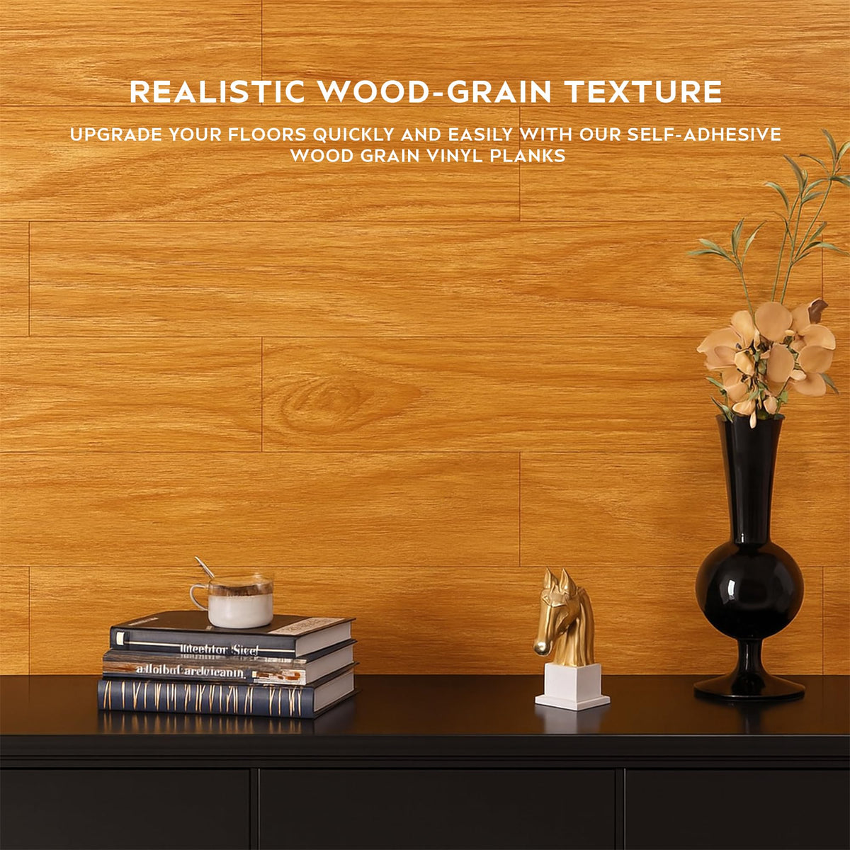 Self-Adhesive Vinyl Floor Planks, Pack of 36 – Wood Effect, 3 Colours - photo 23