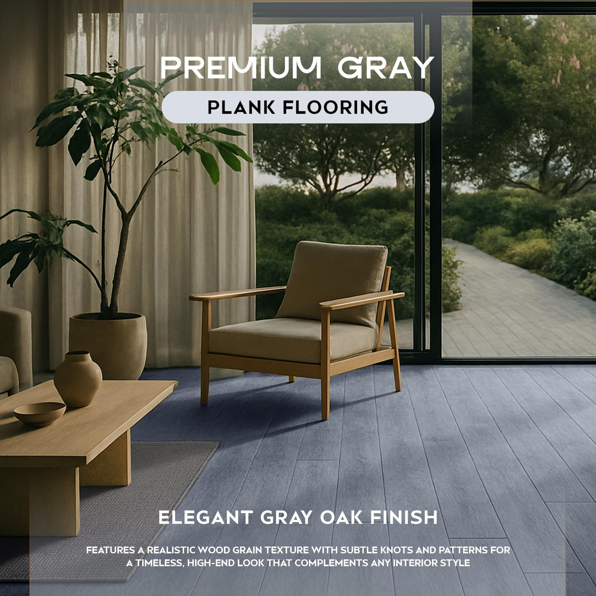 Self-Adhesive Vinyl Floor Planks, Pack of 36 – Wood Effect, 3 Colours - photo 4