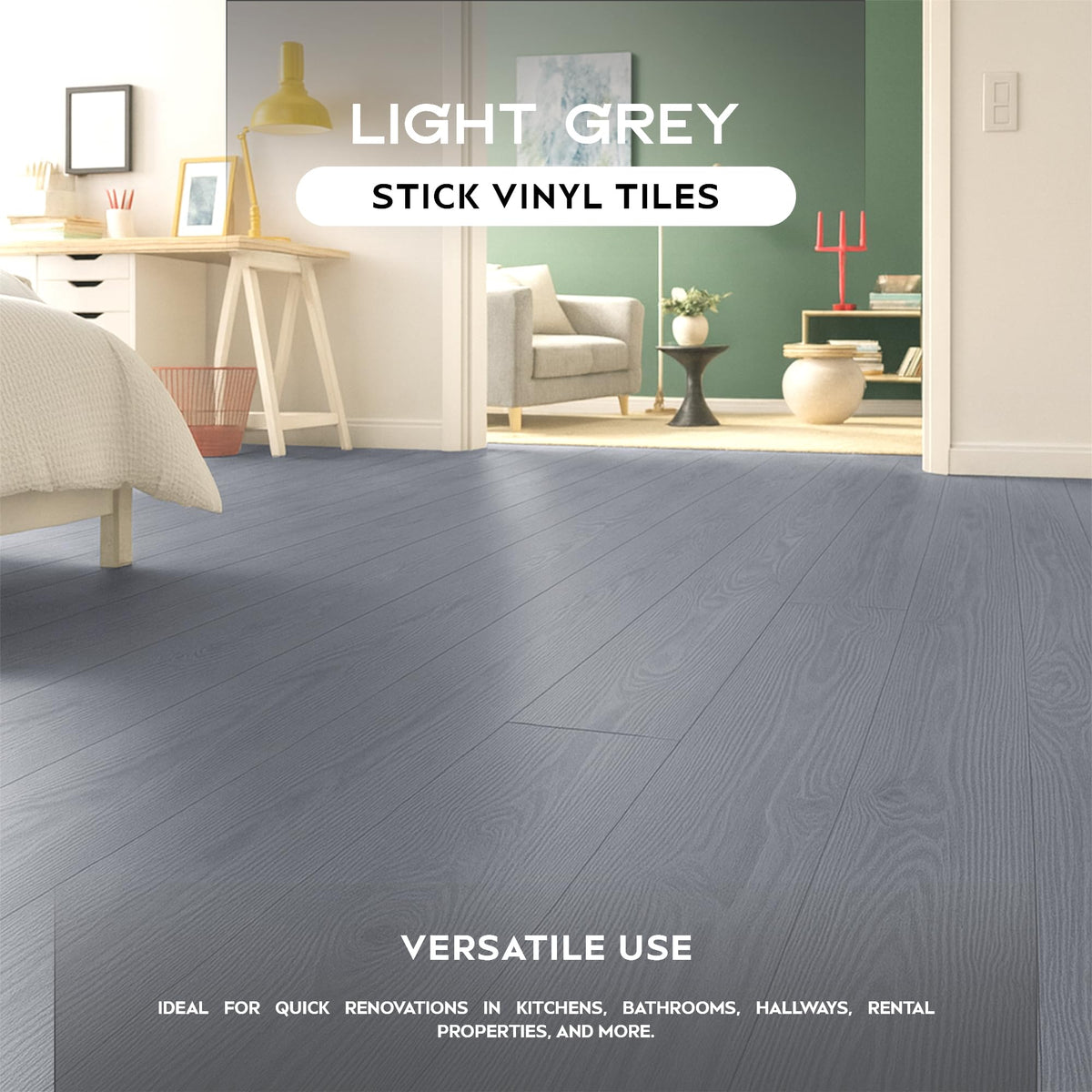 Self-Adhesive Vinyl Floor Planks, Pack of 36 – Wood Effect, 3 Colours - photo 7