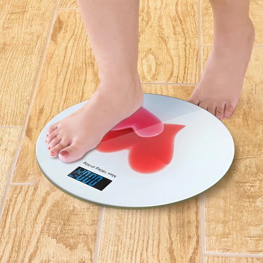 Compact digital scale for home