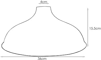 Wide Bell Lamp Shade 36 cm – Easy Fit, 5 Industrial Finishes - photo 2