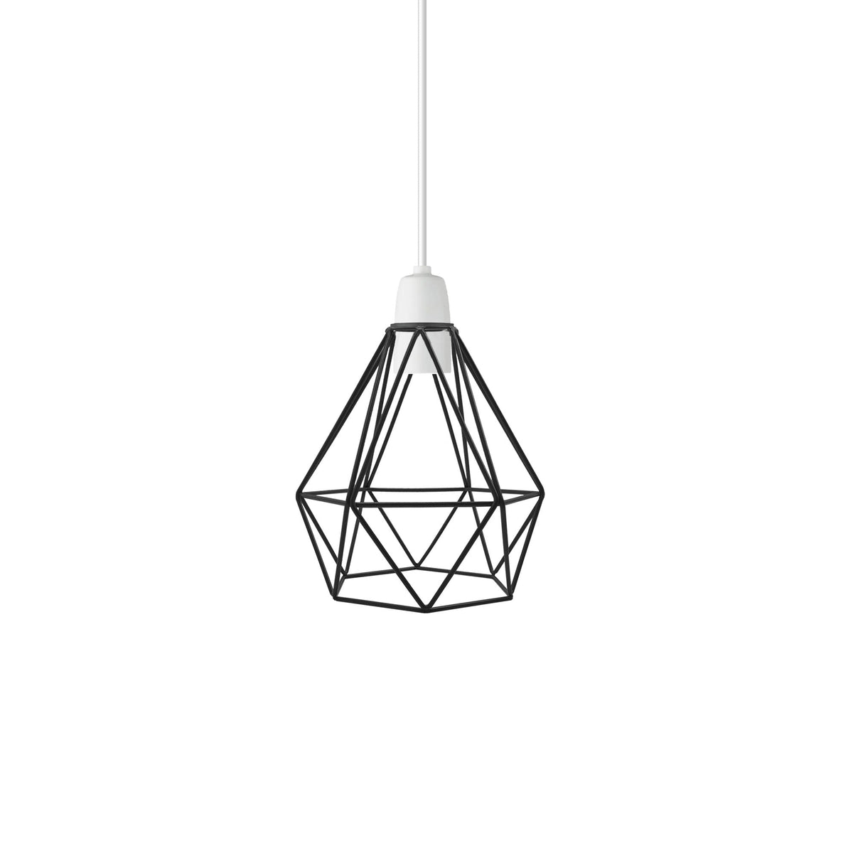 Diamond Wire Cage Lamp Shade – Easy Fit with Reducer Ring - photo 12