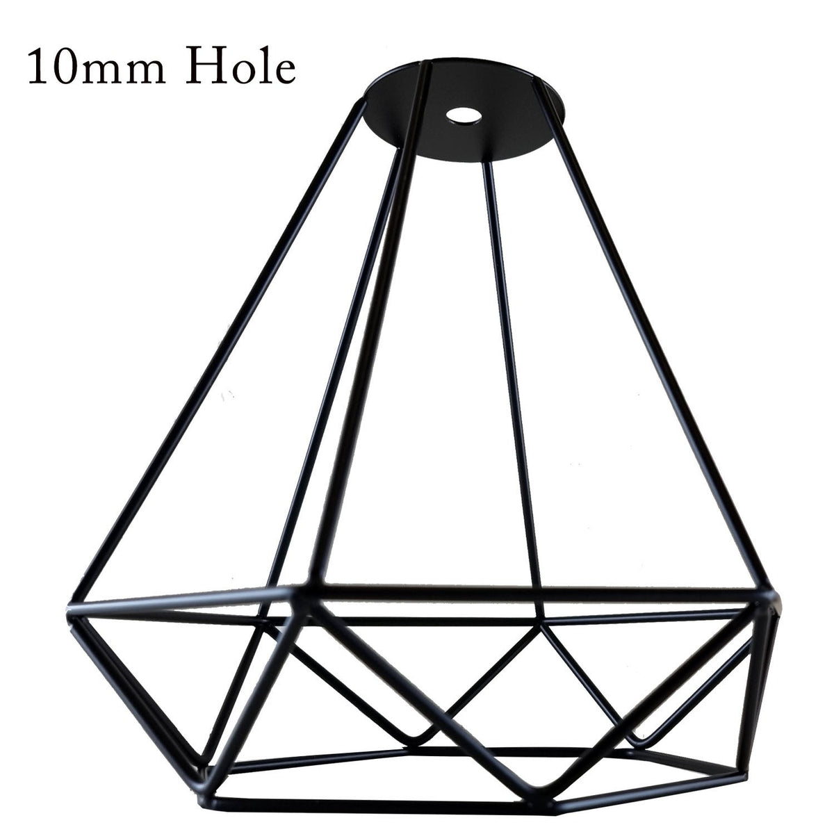 Diamond Wire Cage Lamp Shade – Easy Fit with Reducer Ring - photo 14