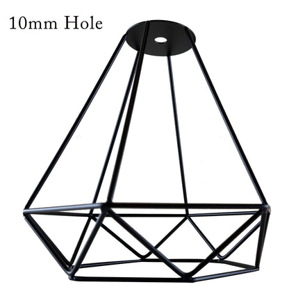 Diamond Wire Cage Lamp Shade – Easy Fit with Reducer Ring - photo 14