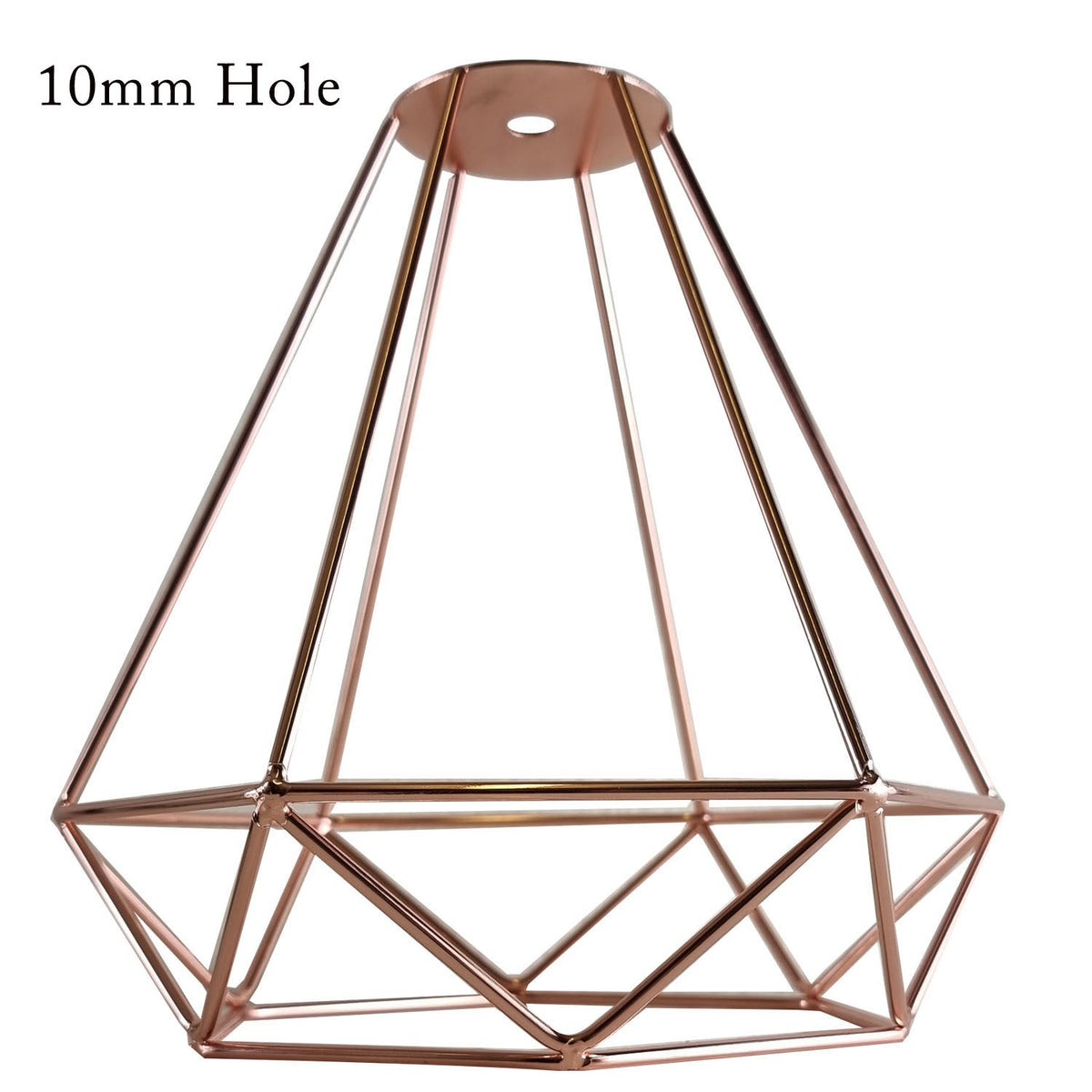 Diamond Wire Cage Lamp Shade – Easy Fit with Reducer Ring - photo 15