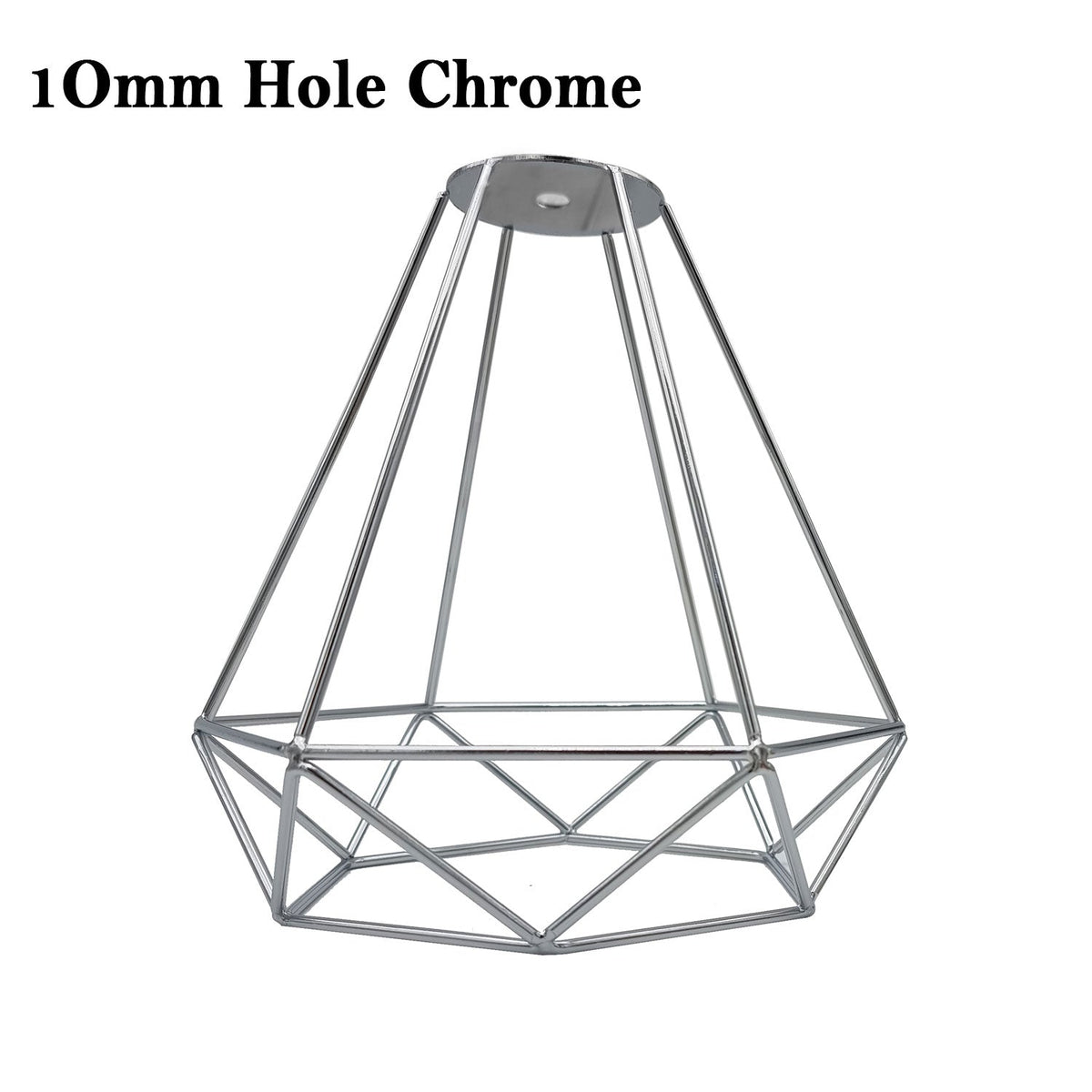 Diamond Wire Cage Lamp Shade – Easy Fit with Reducer Ring - photo 16