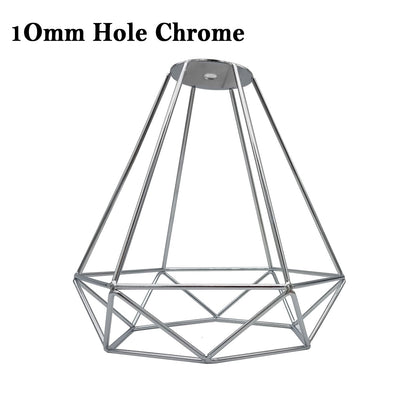 Diamond Wire Cage Lamp Shade – Easy Fit with Reducer Ring - photo 16