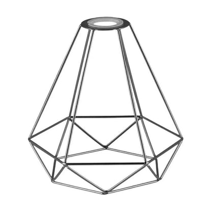 Diamond Wire Cage Lamp Shade – Easy Fit with Reducer Ring - photo 17