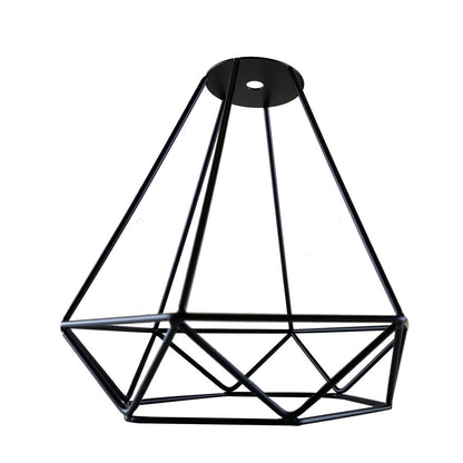 Diamond Wire Cage Lamp Shade – Easy Fit with Reducer Ring - photo 5