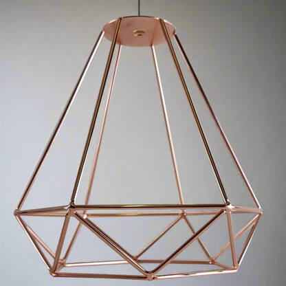 Diamond Wire Cage Lamp Shade – Easy Fit with Reducer Ring - photo 7