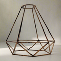 Diamond Wire Cage Lamp Shade – Easy Fit with Reducer Ring