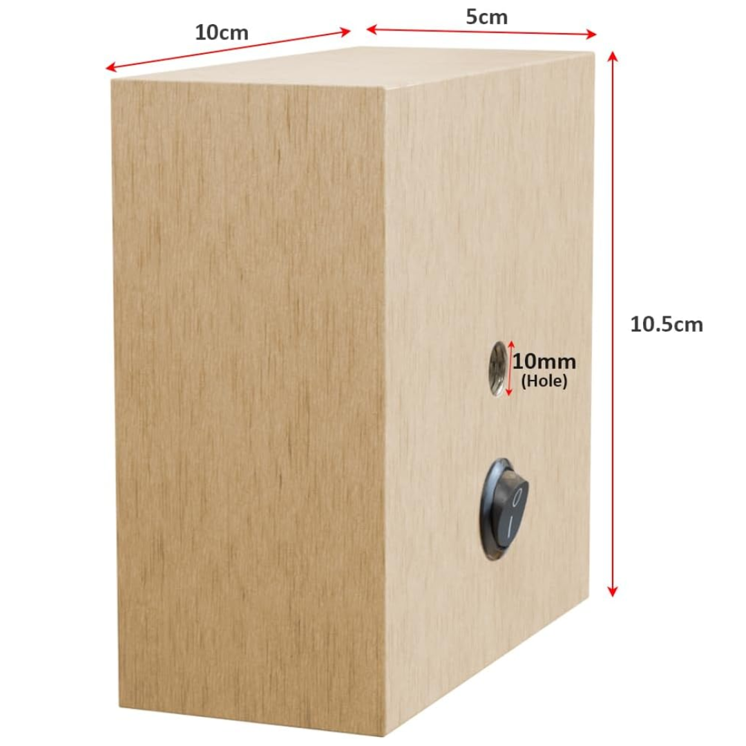 Wooden Table Lamp Base with On/Off Switch - photo 3