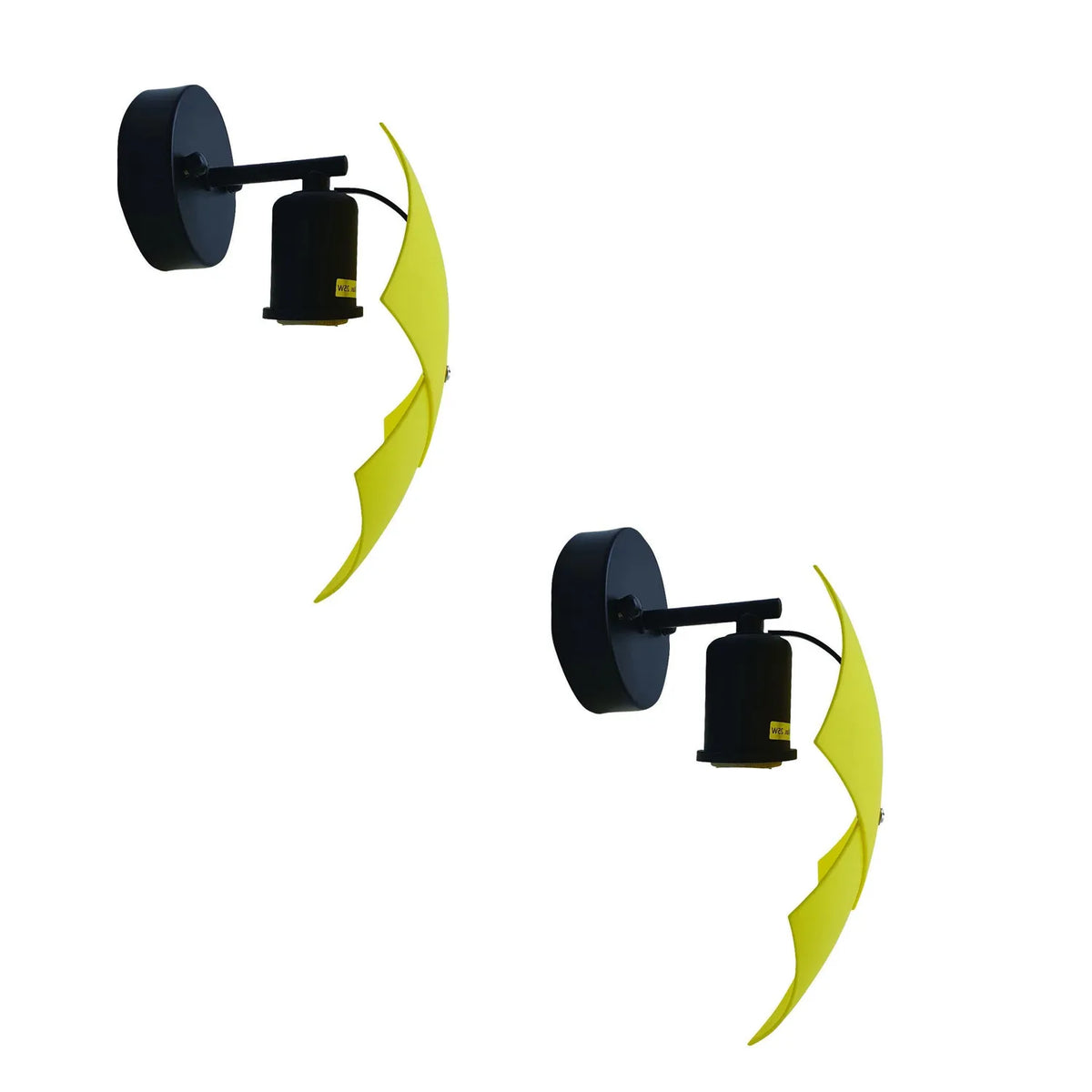 Yellow Curved Shade Wall Sconce – E27 - photo 6