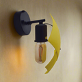 Yellow Curved Shade Wall Sconce – E27